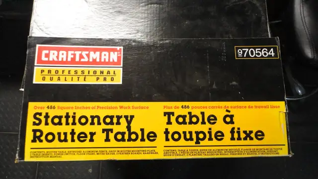 Craftsman Professional Router Table with Stand in Power Tools in Ottawa - Image 4