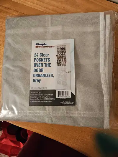 2 Over The Door Hanging  Organizer, 24 Pockets, View more