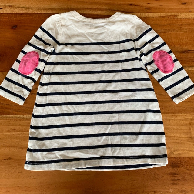 12-18 Months - GAP Cream Tunic with Navy Stripes & Elbow Patches in Clothing - 12-18 Months in Ottawa - Image 2