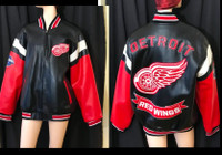 Detroit Red Wings NHL West Conference Jacket Carl Banks-Med-NEW