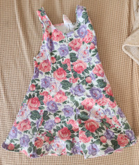 Pink Flowered Dress/Shorts