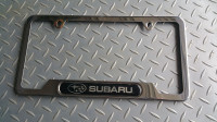 Subaru license plate frame