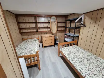 Available from November1st, 2025, male only, Sharing Basement room suitable for 2 /male Rent $500 ea...