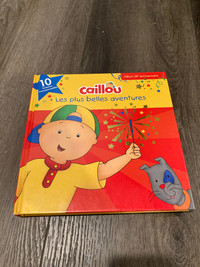 Book of 10 Caillou stories (French)