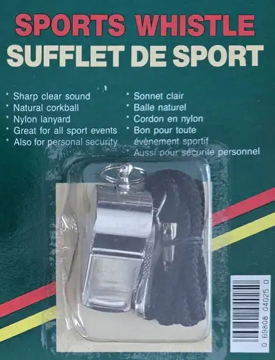 SPORTS & SECURITY WHISTLE / SUFFLET DE SPORT & SÉCURITÉ, View more