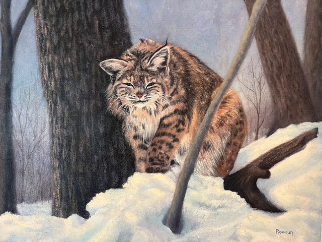 Original Art- Oil Painting by Calgary artist, 18x24 (24x32 Fr.) in Arts & Collectibles in Calgary - Image 3