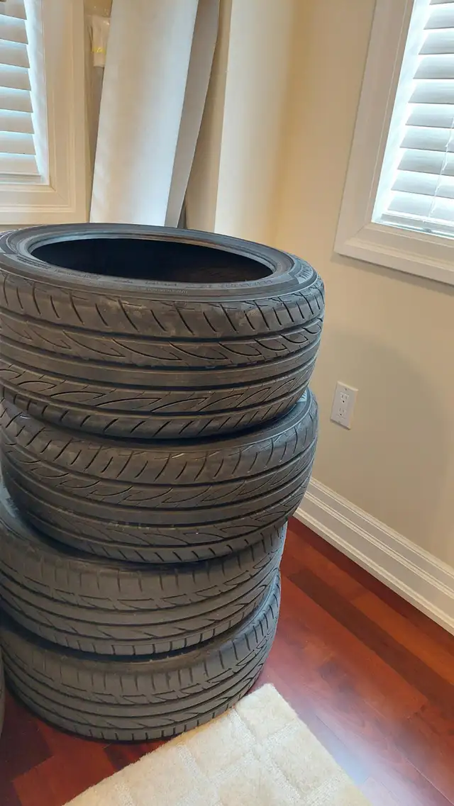Yokohama Fleva V701 205/45/16 almost BRAND NEW in Tires & Rims in Barrie - Image 4