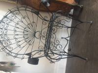 Salterini Iron Wire Peacock Chairs antique vintage garden