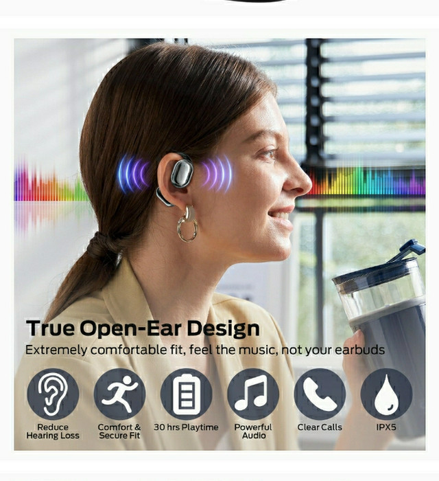 Open Ear Earbuds in Headphones in City of Toronto - Image 3