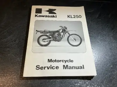 1980-1984 Kawasaki KL250 Motorcycle Service Manual, View more
