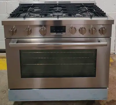 STORE SALE! Slide-In GAS Stove “BOSCH” 36 inch Model: Bosch 800 Series HDS8655C Dual Gas ➡️➡️➡️SALE...