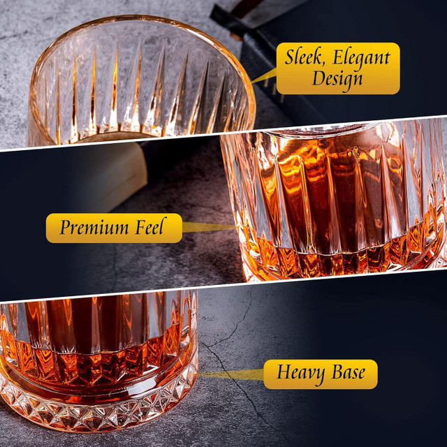 Whiskey glasses, set of 2 in a gift box in Kitchen & Dining Wares in Oakville / Halton Region - Image 3