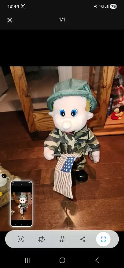 vintage original 1970s Military soldier boy Beverly hills teddy , View more