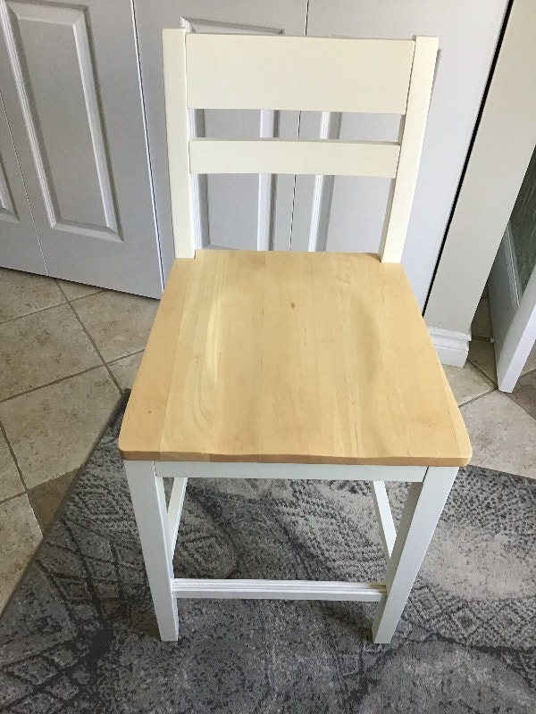 Solid wood counter height/high top chair Chairs & Recliners North