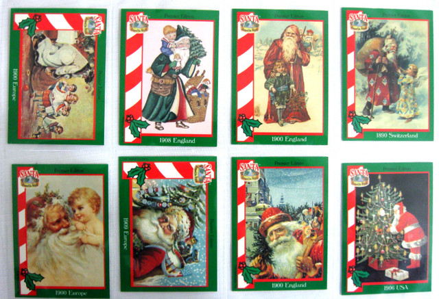 ENSEMBLE de 72 CARTES "SANTA AROUND THE WORLD"72 CARD SET c.1994 dans Art et objets de collection  à Ouest de l’Île - Image 4