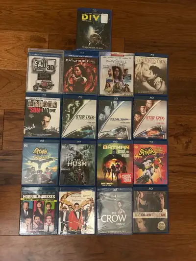 $8. Each Blu-ray movie for sale. Saw, The Final Chapter uncut 3-D Blu-ray + Blu-ray + DVD movie Bran...