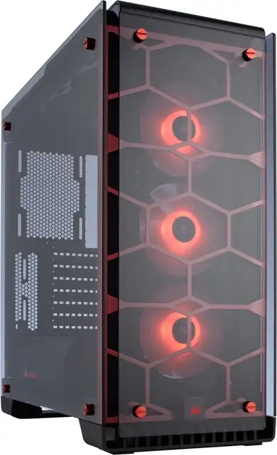 CORSAIR CRYSTAL 570X RGB – TEMPERED GLASS ATX CASE – 3 RGB FANS, View more