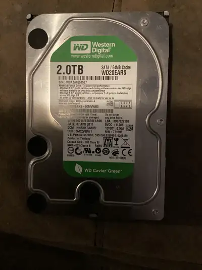 WD 2.0 TB hardrive desktop computer, View more
