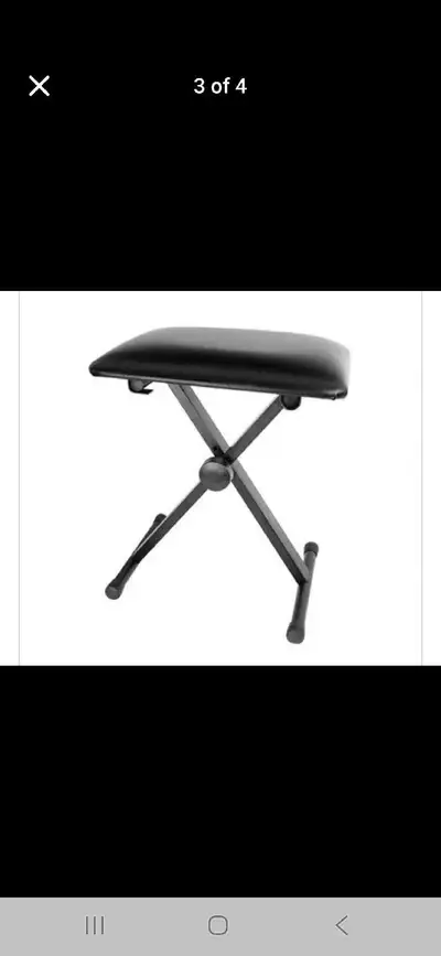 Stagg Keyboard Stand and Bench Set, View more