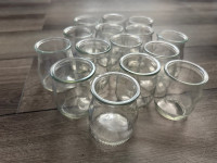 Small glass cups