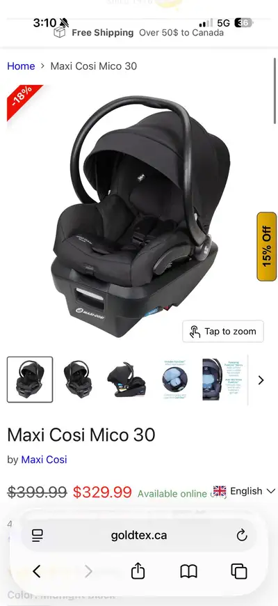 maxi cozi mico 30 infant car sear with petit coulou, View more