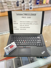 Lenovo Thinkpad T460 i5 Intel, 8GB RAM, 128GB SSD