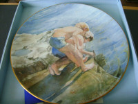 ROYAL DOULTON "CAPTURED MOMENT"  PLATE BY PEGGY BRISBY