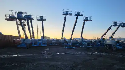Great Service and competitive rates. Genie S-45 / S65 / S85 telescopic boom lift available for rent...