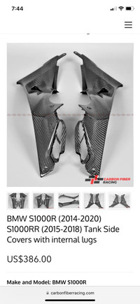 2017 BMW S1000RR RPM carbon fibre fairings 