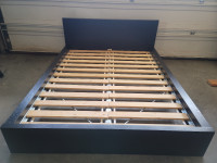 Excellent IKEA MALM Queen Size Bedframe with Slats Dropoff Extra