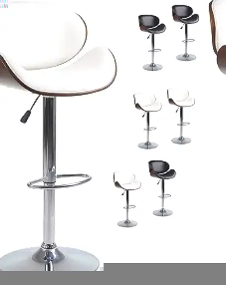 BRAND NEW DESIGNER BAR STOOL IN BENTWOOD AND FAUX LEATHER... in Chairs & Recliners in Oakville / Halton Region - Image 4