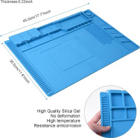 Preciva 450 x 300 mm Silicone Soldering Mat