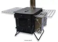Portable Camping Wood Stove With 3.5L Hot Water Tank (Barrie,ON)