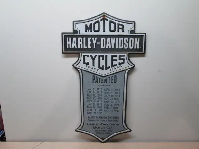 Harley Davidson Motor Cycle Plaques. ( REPRODUCTIONs ) in Motorcycle Parts & Accessories in Hamilton - Image 5