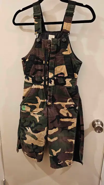 Kids dickies overalls insulated camo, View more
