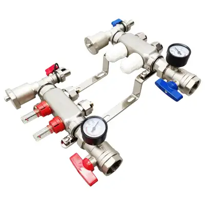 Radiant Heat Manifold 2 Loop PEX Tubing 053249, View more