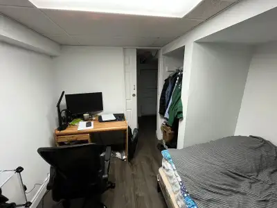 Short summer sublet from 1st July - 31st August 1 basement room with a shared washroom Full kitchen...
