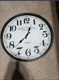 Big Ben style clock/ Oval wood clock.