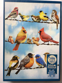 500 pc Puzzle, BIRDS ON A WIRE