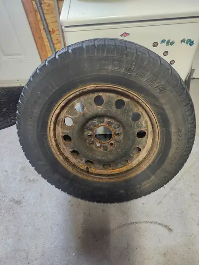 275/65 R18 4 winter tires and rims, plus a spare studded tire(not on rim) replace for all seasons. J...
