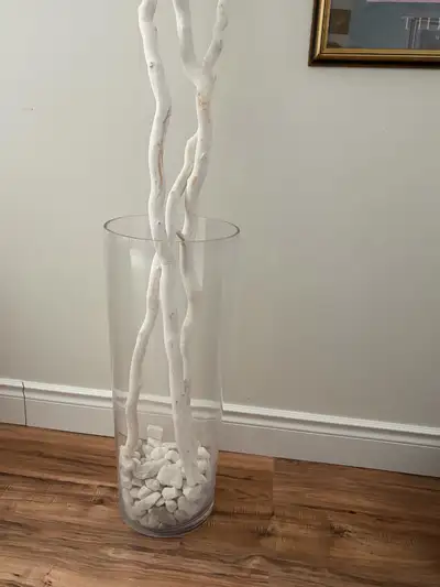 tall glass vase, View more