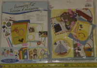 Qty 2 x 10 Page Scrap Book Accessory Kit For Kids - NEW