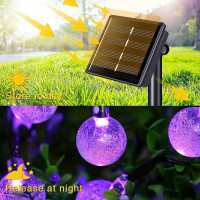 Solar Power LED String Light 39ft/100LEDs/8modes