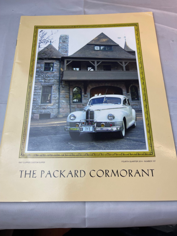 THE PACKARD CORMORANT 4TH QUARTER 2014 NUMBER 157 #M01634B in Arts & Collectibles in Edmonton