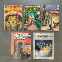 Vintage Comics Comic Books Frankenstein Dragonlance Action Force