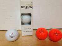 4 brand new golf balls Top Flite Pinnacle Dunlop