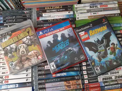 Lot de jeux PS4 PS3 PS2 PS1 XBOX XBOX 360 & Windows , View more