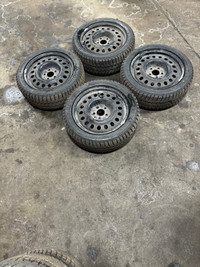 (4) 215/50/R17Bridgestone Blizzak WS90 on steel wheels  5X114 ❄️