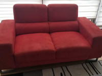 Red Hot Red love seat sale**