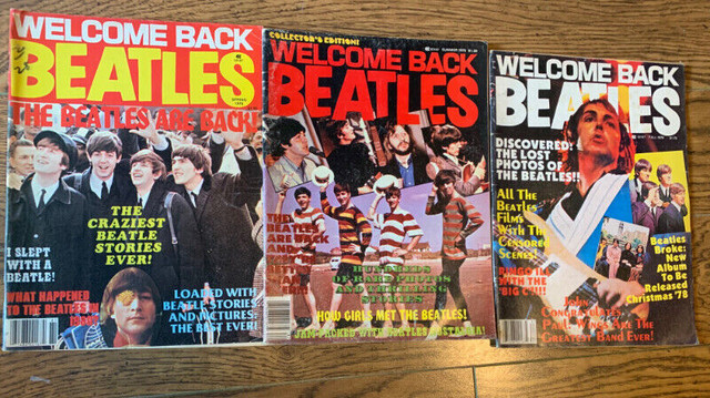 3 Welcome Back Beatle Magazines -1978  Rare Spring, Summer, Fall in Magazines in City of Halifax